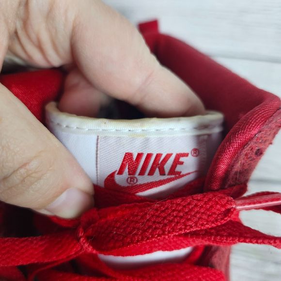 Nike Court Force SP Fragment Design GOODENOUGH Mens Sneakers Red White Size 9.5 - Picture 4 of 14